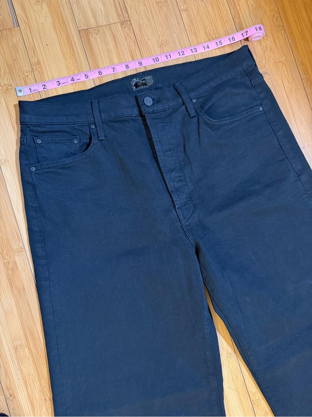 MOTHER The Tomcat Roller Fray In The Devil Will Dance Black Size 34 - Picture 12 of 16